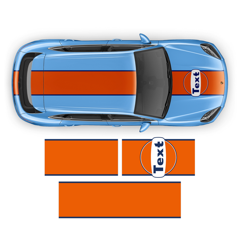 Gulf Racing Stripes, Cayenne / Macan