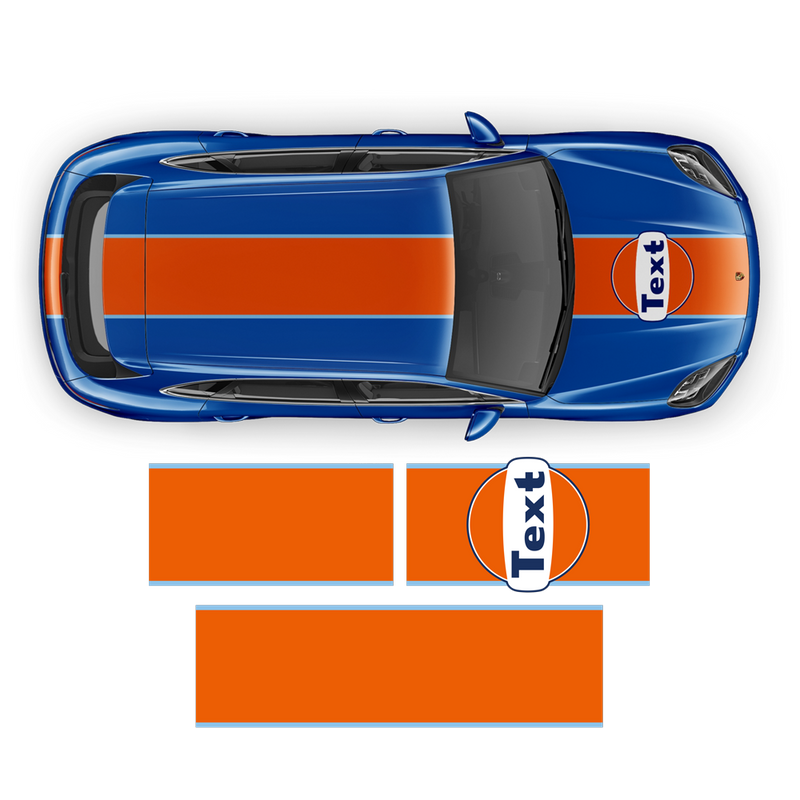 Gulf Racing Stripes, Cayenne / Macan