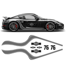 Curved Martini Decals set, for Cayman from 2005