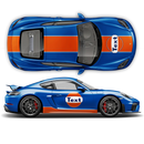 GULF Le Mans RACING STRIPES  Set and Logos, Cayman / Boxster