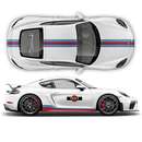 Martini Racing stripes set, for Cayman / Boxster