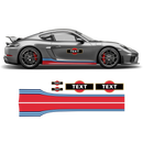 Martini Racing stripes set, for Cayman / Boxster