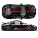 Racing Decals set in one color, Cayman / Boxster 2005 - 2024