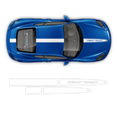 Racing Decals set in one color, Cayman / Boxster 2005 - 2020