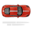 Racing Decals set in one color, Cayman / Boxster 2005 - 2024