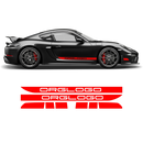 Racing Decals set in one color, Cayman / Boxster 2005 - 2020