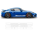Racing Decals set in one color, Cayman / Boxster 2005 - 2020