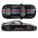 Scratched Martini Racing Stripes, Cayman / Boxster