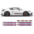 Scratched Martini Racing Stripes, Cayman / Boxster