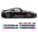 Scratched Martini Racing Stripes, Cayman / Boxster