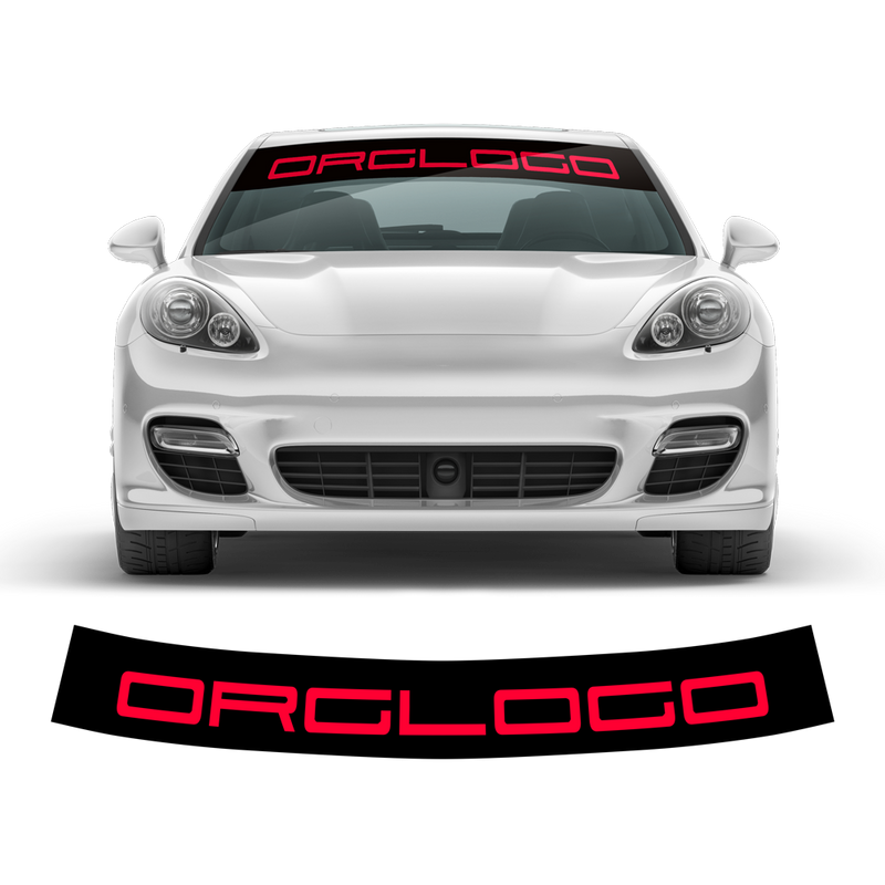 Windshield background decals, for Panamera