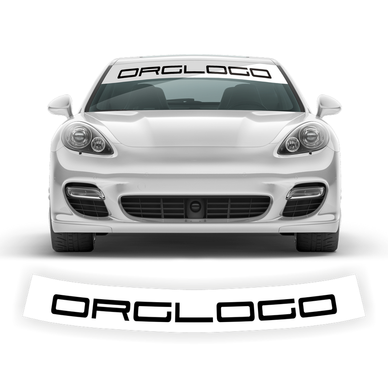 Windshield background decals, for Panamera