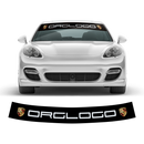 Windshield background logo decals, for Panamera
