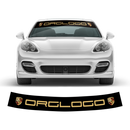 Windshield background logo decals, for Panamera