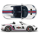 Curved Martini Decals set, for Spyder / Boxster