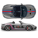 Curved Martini Decals set, for Spyder / Boxster