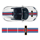 Curved Martini Decals set, for Spyder / Boxster
