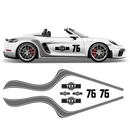 Curved Martini Decals set, for Spyder / Boxster