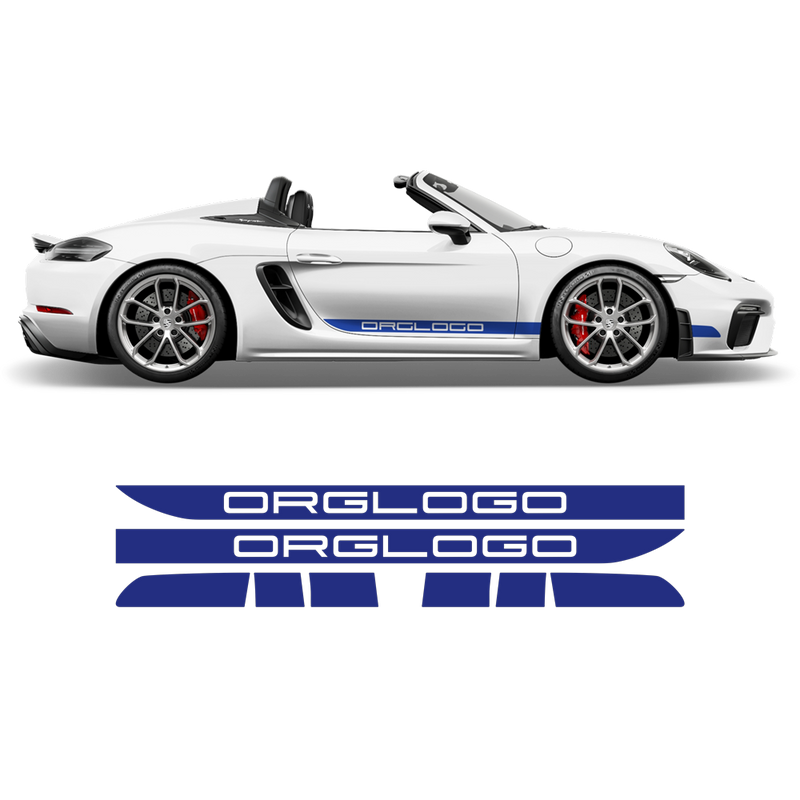Racing Decals set in one color, for Spyder 2005 - 2020