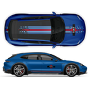 Pixel Martini Racing stripes set, for Taycan Cross Turismo / Sedan