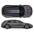 Pixel Martini Racing stripes set, for Taycan Cross Turismo / Sedan