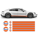 Gulf 19' Racing Stripes, for Porsche Taycan