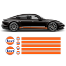 Gulf 19' Racing Stripes, for Porsche Taycan