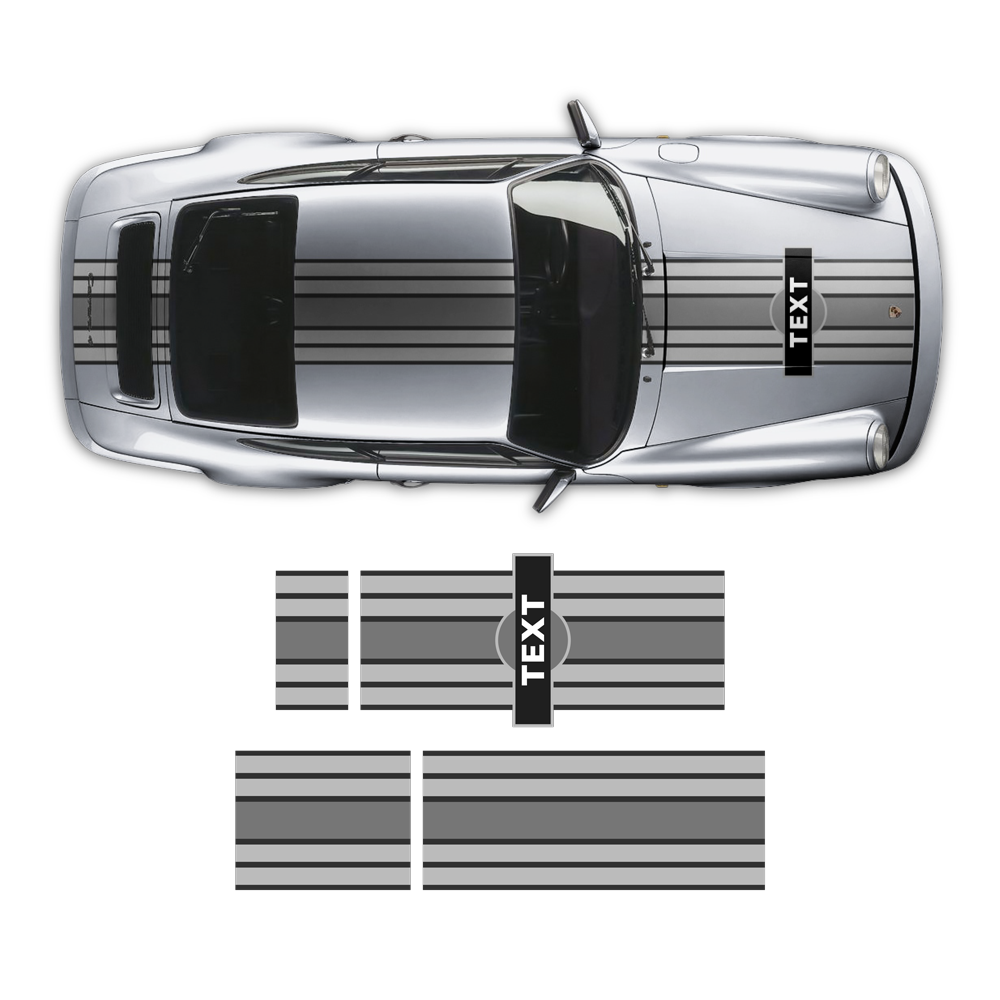 19' Martini Racing Stripes, for Carrera 930 / 964– autodesign.shop