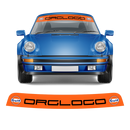 Windshield Gulf Style decals, for Carrera / Cayman / Boxster / Spyder