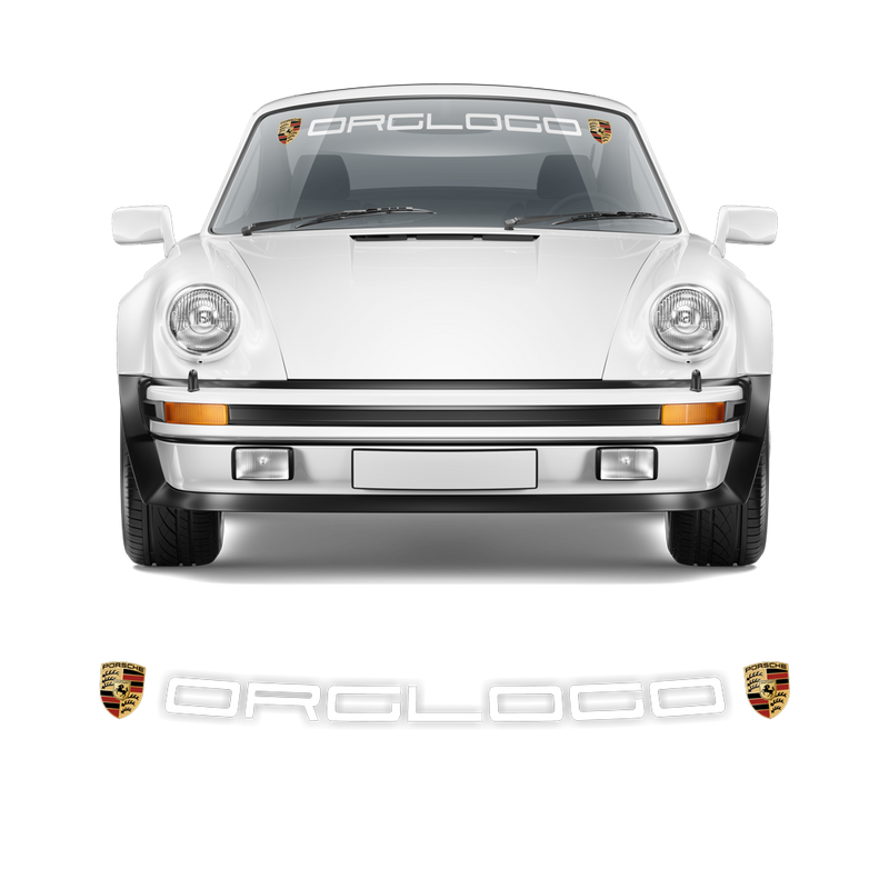 Windshield decals, for Carrera / Cayman / Boxster / Spyder