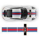 15' Martini Racing stripes, for Carrera 1999 - 2025