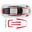 Contoured Stripes Over The Top, for Carrera / Cayman / Boxster 2005 - 2023