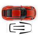 Contoured Stripes Over The Top, for Carrera / Cayman / Boxster 2005 - 2023