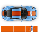 GULF Le Mans Racing Stripes Set, Carrera 1999 - 2023