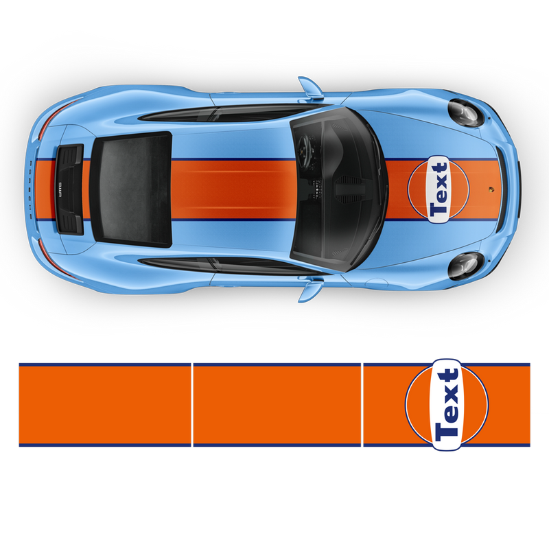 GULF Le Mans Racing Stripes Set, Carrera 1999 - 2023