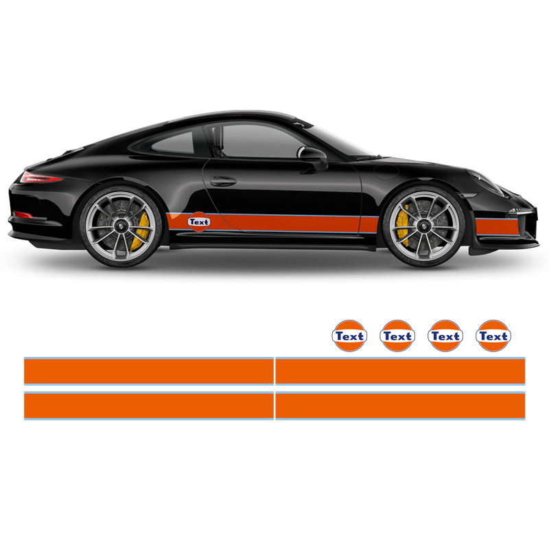 GULF Le Mans Racing Stripes Set, Carrera 1999 - 2023