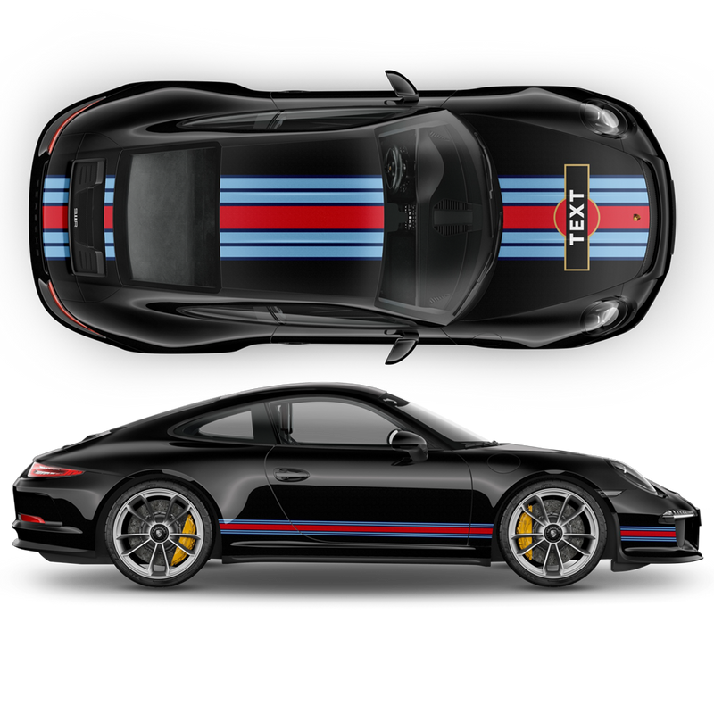 Martini Racing stripes, for Carrera 1999 - 2025