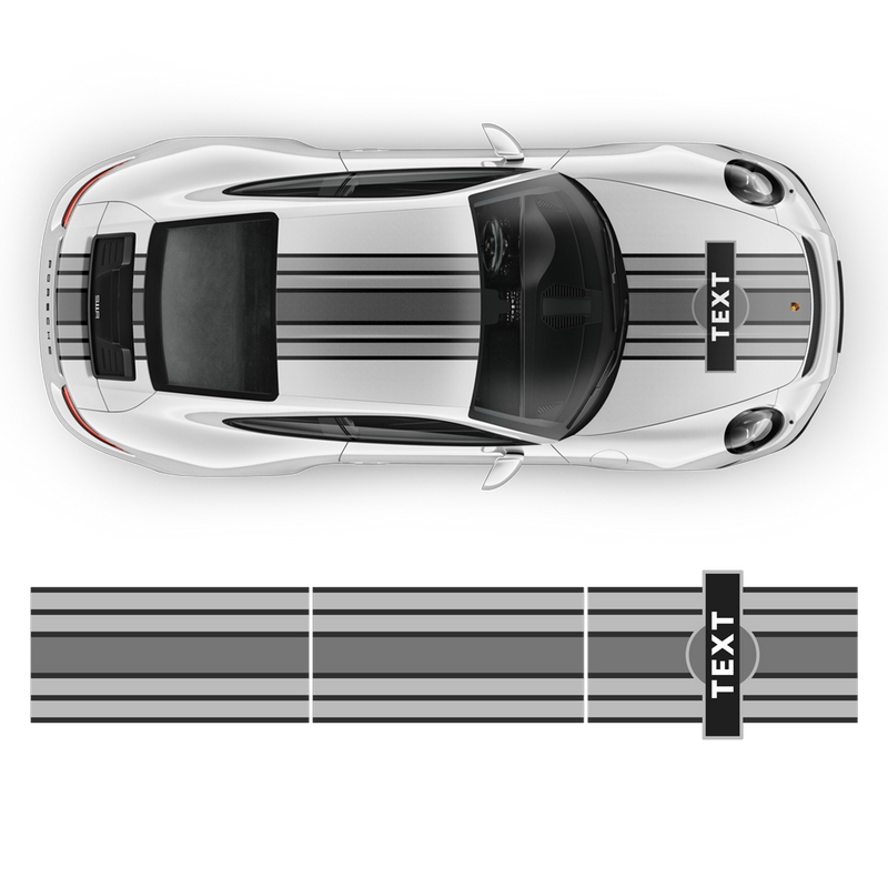 Martini Racing stripes, for Carrera 1999 - 2025
