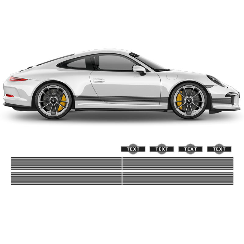 Martini Racing stripes, for Carrera 1999 - 2025