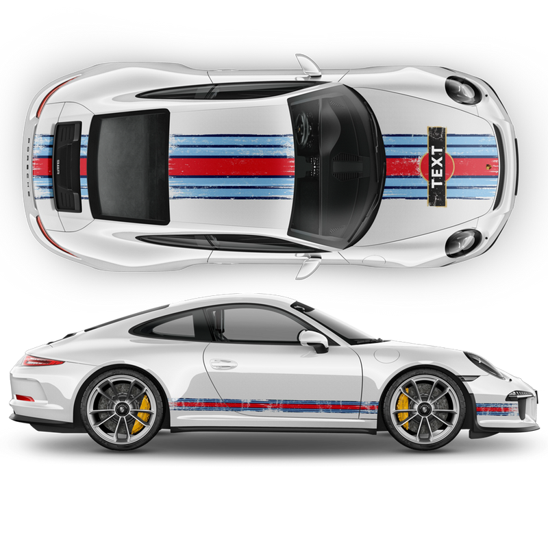 Scratched Martini Racing Stripes, Carrera 1999 - 2023