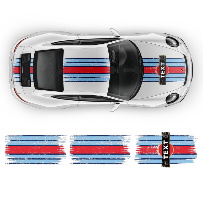 Scratched Martini Racing Stripes, Carrera 1999 - 2023