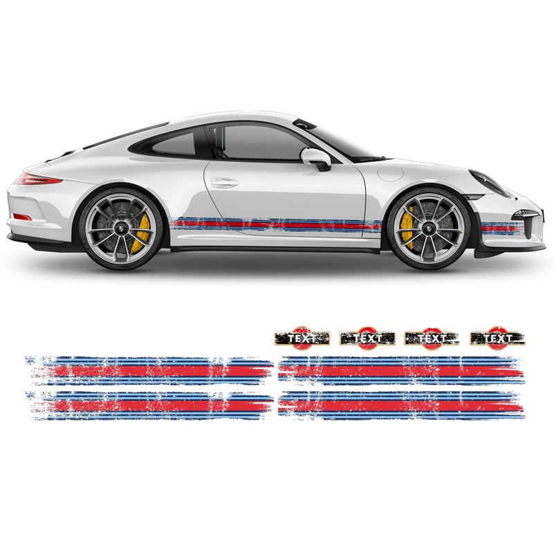 Scratched Martini Racing Stripes, Carrera 1999 - 2023