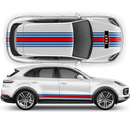 Martini Racing Stripes, for Cayenne / Macan