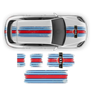 Martini Scratched Racing Stripes, Cayenne / Macan