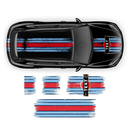 Martini Scratched Racing Stripes, Cayenne / Macan