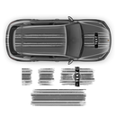 Martini Scratched Racing Stripes, Cayenne / Macan