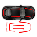 Thin Top Racing Stripes, for Porsche Cayman / Boxster
