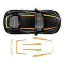Thin Top Racing Stripes, for Porsche Cayman / Boxster