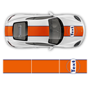 GULF Le Mans RACING STRIPES Set, Cayman / Boxster