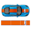 GULF Le Mans RACING STRIPES Set, Cayman / Boxster